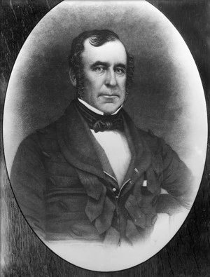 Photograph of an engraving depicting Robert Henry Wynyard