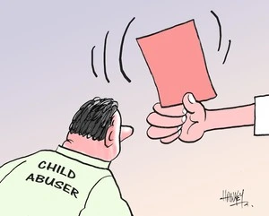 Child abuser. 27 June, 2006.