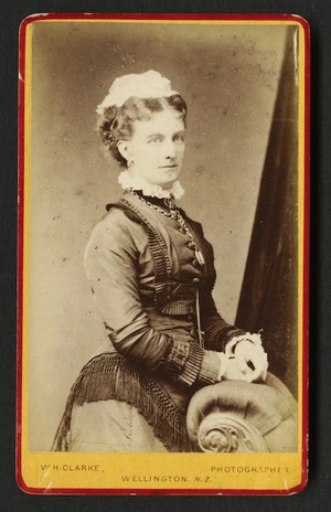 Clarke Brothers (Auckland) fl 1878: Portrait of Mrs Morris