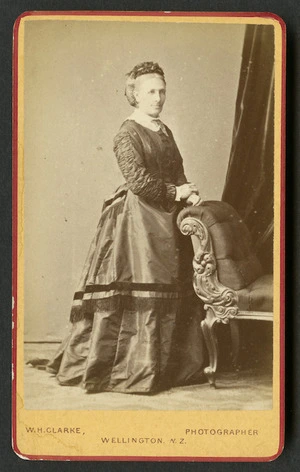 Clarke, William Henshaw, 1831-1910: Portrait of unidentified woman