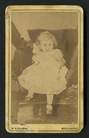 Clarke, William Henshaw, 1831-1910: Portrait of child (Costumes?)