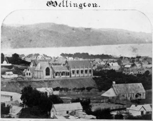 General view of the Government Reserve (now Parliament grounds), Wellington