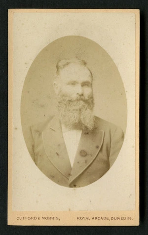 Clifford and Morris fl 1873-1880 : Portrait of unidentified man