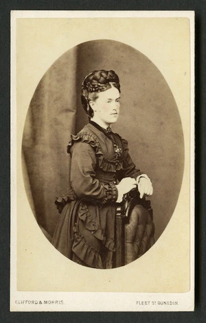 Clifford and Morris fl 1873-1880 : Portrait of unidentified woman
