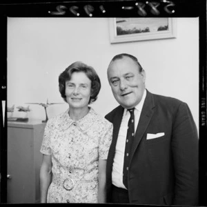 Robert Muldoon and his wife Thea