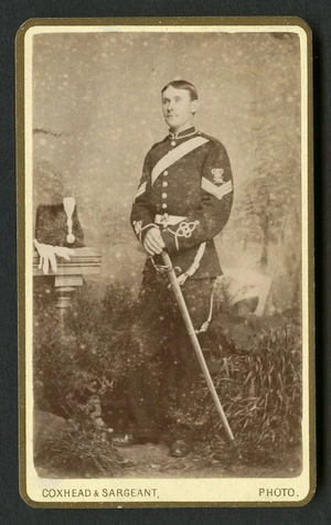 Coxhead & Sargeant :Portrait of unidentified man dressed in uniform