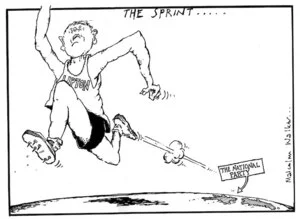 THE SPRINT. Upton. The National Party. Sunday News, 24 September 2000