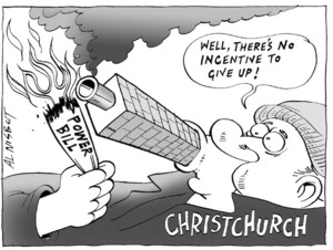 POWER BILL. CHRISTCHURCH. "Well, there's no incentive to give up!" 7 July, 2004