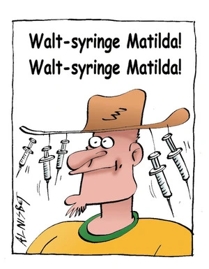 Walt-syringe Matilda! Walt-syringe Matilda! 15 July, 2004