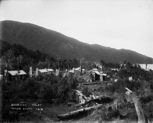 Settlement at Endeavour Inlet