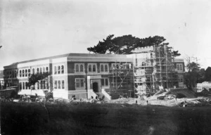 Takapuna Grammar School under construction, Lake Road, Takapuna, Auckland