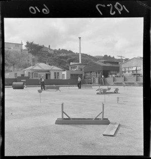Damage caused by vandals at the Newtown Bowling Club, Wellington