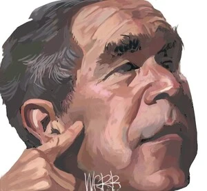 Webb, Murray, 1947- :George W. Bush [ca 18 September 2004]