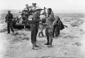 Captured German tank crew