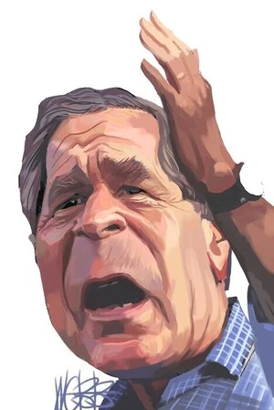Webb, Murray, 1947- : George W. Bush [ca 24 October 2004]