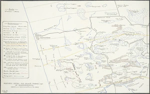 Map of place names and historic sites, Horowhenua district
