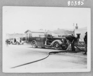 Fire engine from the Upper Hutt Fire Brigade