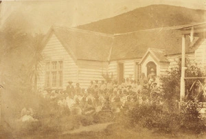 Rev Benjamin Yates Ashwell's mission school at Taupiri