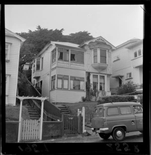 House in Grove Road, Kelburn, where woman was burnt to death