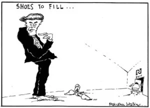 SHOES TO FILL... Sunday News, 14 October 2001
