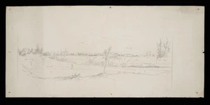 Artist unknown :[Avon River, Provincial Court buildings and houses, Christchurch. 1870-1875?]