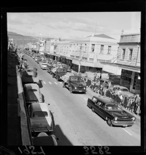Funeral procession for Joseph Mitchell Huggan, the late mayor of Petone