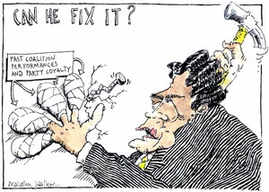 CAN HE FIX IT? Past coalition performances and party loyalty. Sunday News, 12 July 2002