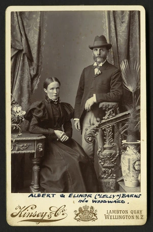 Albert and Elinor Barns - Photograph taken by Kinsey & Co
