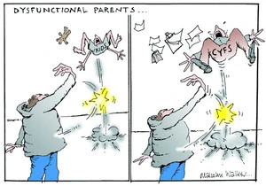 DYSFUNCTIONAL PARENTS... Kids. CYFS. Sunday News, 28 November 2003