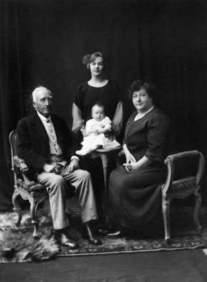Henry Charles Clarke Wright and family