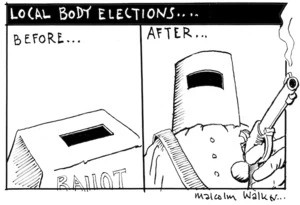 LOCAL BODY ELECTIONS... Before... After... Bay News, 23 August 2007