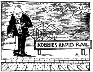 ROBBIES RAPID RAIL. Auckland. Bay News, 28 May 2007