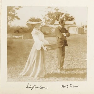 Lady Constance Knox and Hon Charles Hill-Trevor