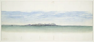 [Allom, Albert James], 1825-1909 :Eumenga, Ka Ria Ria, Te Kawa Kawa [New Zealand coastal landscape. Te Araroa, Eastland. 1842-1843]