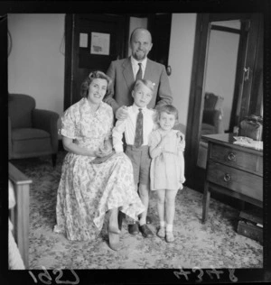 Mr and Mrs Van Deurs and their children