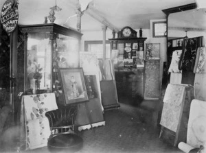 Shop interior, including wallpapers, Robert Martin Ltd, Wellington