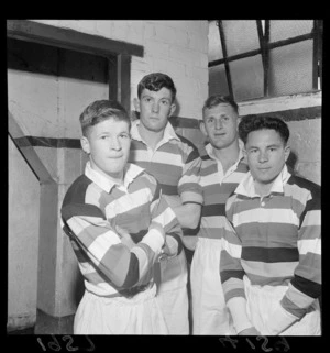 Four unidentified Taranaki rugby players
