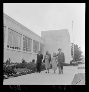 U S Ambassador, Mr Russell and Mrs Russell with Mr and Mrs Dowse at Lower Hutt