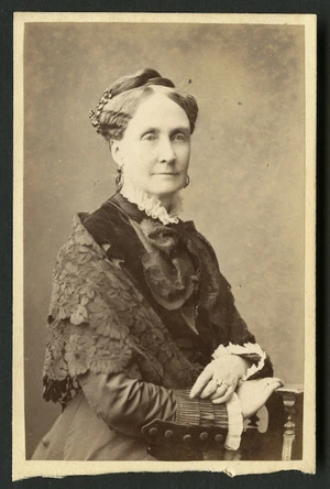 Debenham, W E fl 1860s-1880s : Portrait of Mrs George Bennett
