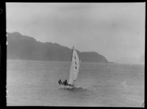 The Wellington yacht Beryl, runner up in the Sanders Cup