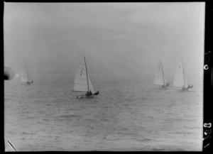 Yachts in the Sanders Cup yacht race