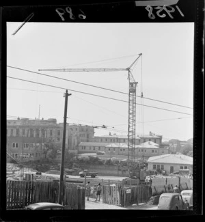 'Site for Bowen Sts Skyscraper' (caption) later Bowen State Building, Bowen Street