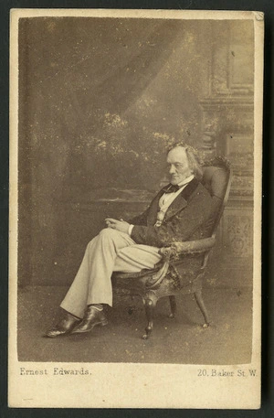 Edwards, Ernest, 1837-1903: Portrait of Sir Richard Owen