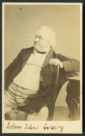 Edwards, Ernest, 1837-1903: Portrait of John Edward Gray