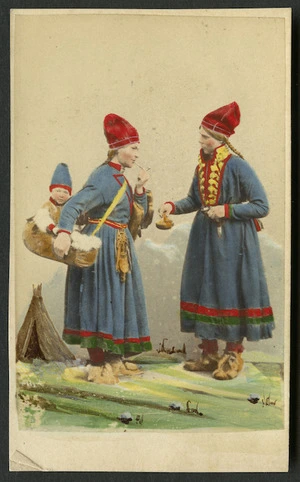 Eurenius, W A & Quist (Stockholm) fl 1870s :Portrait of unidentified woman dressed in folk costume