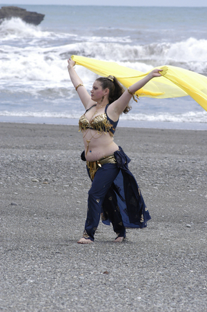 Photographs relating to belly dancing