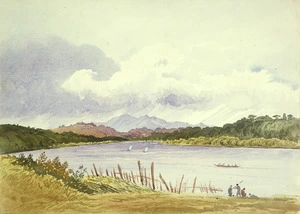 [Fox, William] 1812-1893 :On the Wairoa, Kaipara near Mariners. [1864]