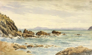 Barraud, Charles Decimus, 1822-1897 :Titai Bay, near Porirua Harbour [1860s or 1870s?]
