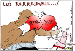 LET'S RRRRRUMBLE...! Petrol Prices. Sunday News, 1 April 2005