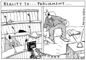 REALITY TV... PARLIAMENT... Sunday News, 18 March 2005